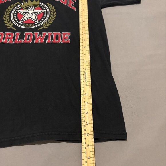 Obey T Shirt Medium Black Short Sleeves Y2K Graphical Obey Posse Worldwide - Picture 4 of 6